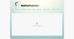 Desktop Screenshot of nativenationsprocurement.com